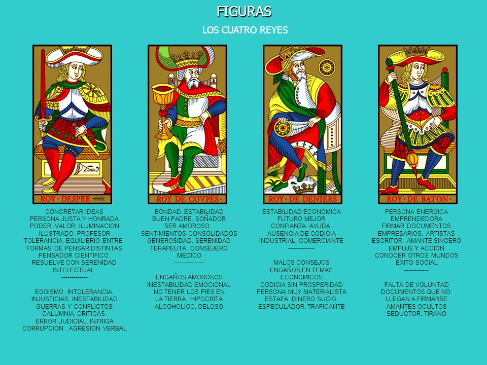 FIGURAS LOS CUATRO REYES CONCRETAR IDEAS PERSONA JUSTA Y HONRADA