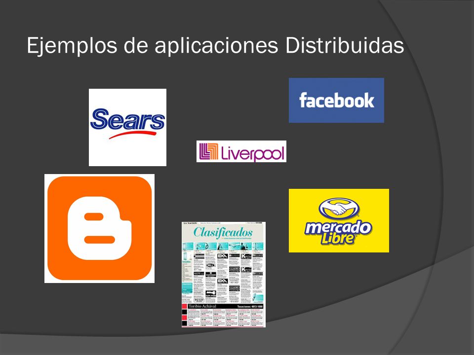 Ejemplos de aplicaciones Distribuidas