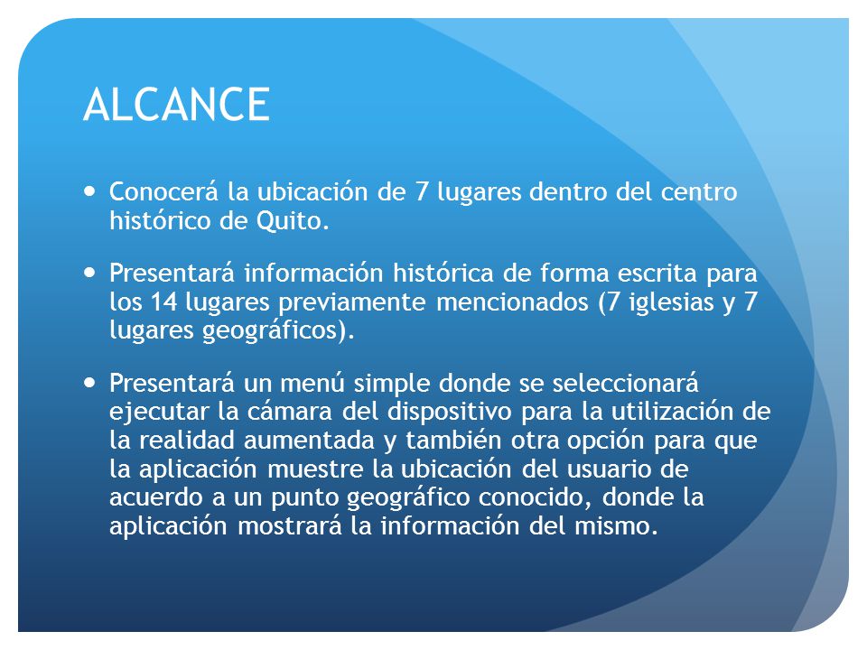 ALCANCE Conocerá la ubicación de 7 lugares dentro del centro histórico de Quito.