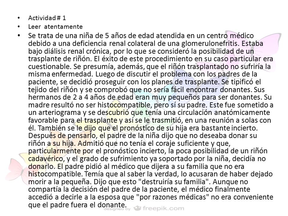Actividad # 1 Leer atentamente.