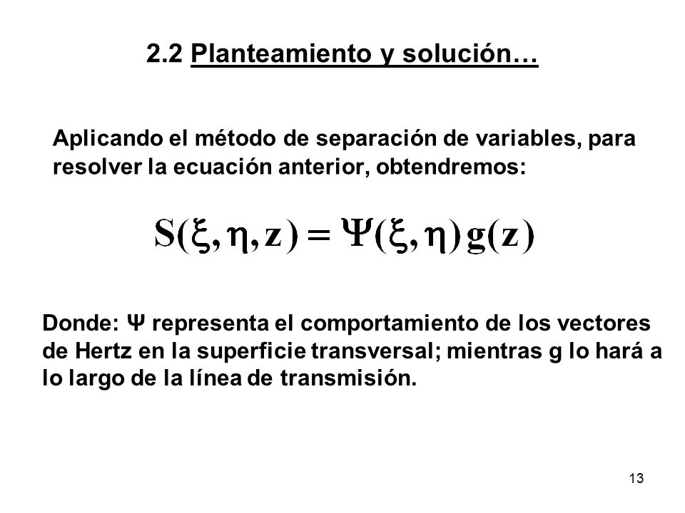 2.2 Planteamiento y solución…