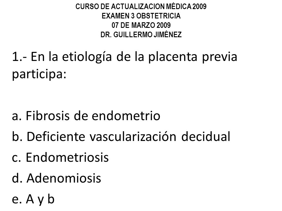 CURSO DE ACTUALIZACION MÉDICA 2009