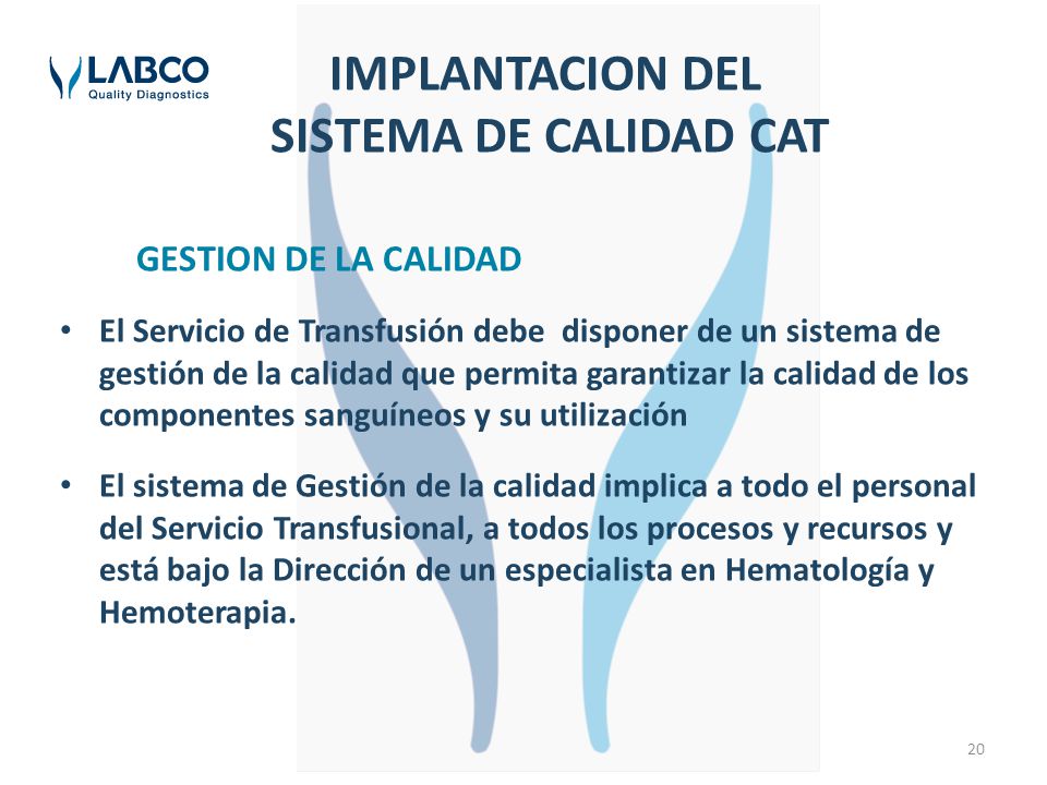 IMPLANTACION DEL SISTEMA DE CALIDAD CAT GESTION DE LA CALIDAD