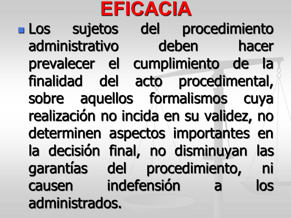 EFICACIA