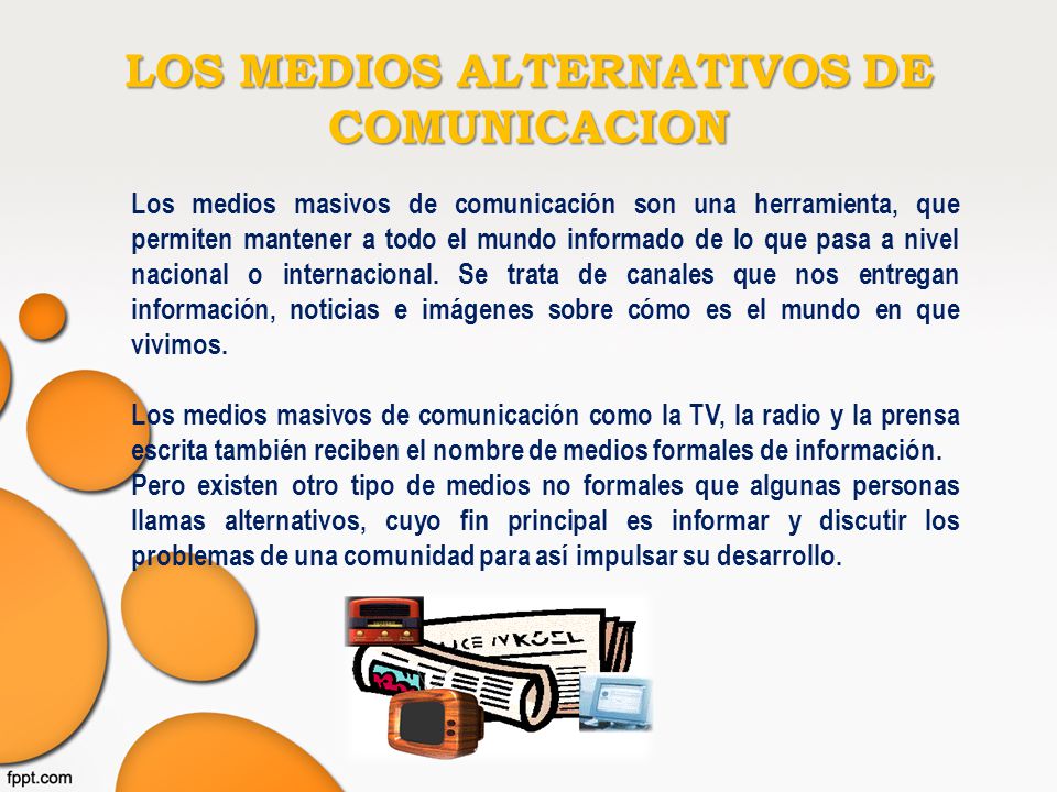 MEDIOS DE COMUNICACION - ppt descargar