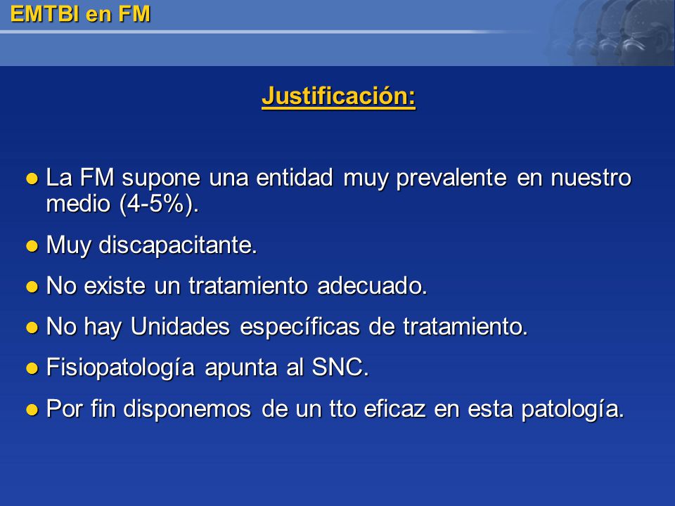La FM supone una entidad muy prevalente en nuestro medio (4-5%).