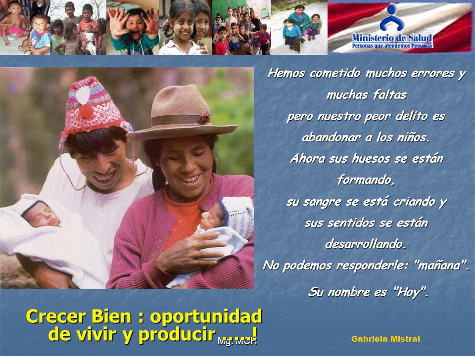 Crecer Bien : oportunidad de vivir y producir …..!
