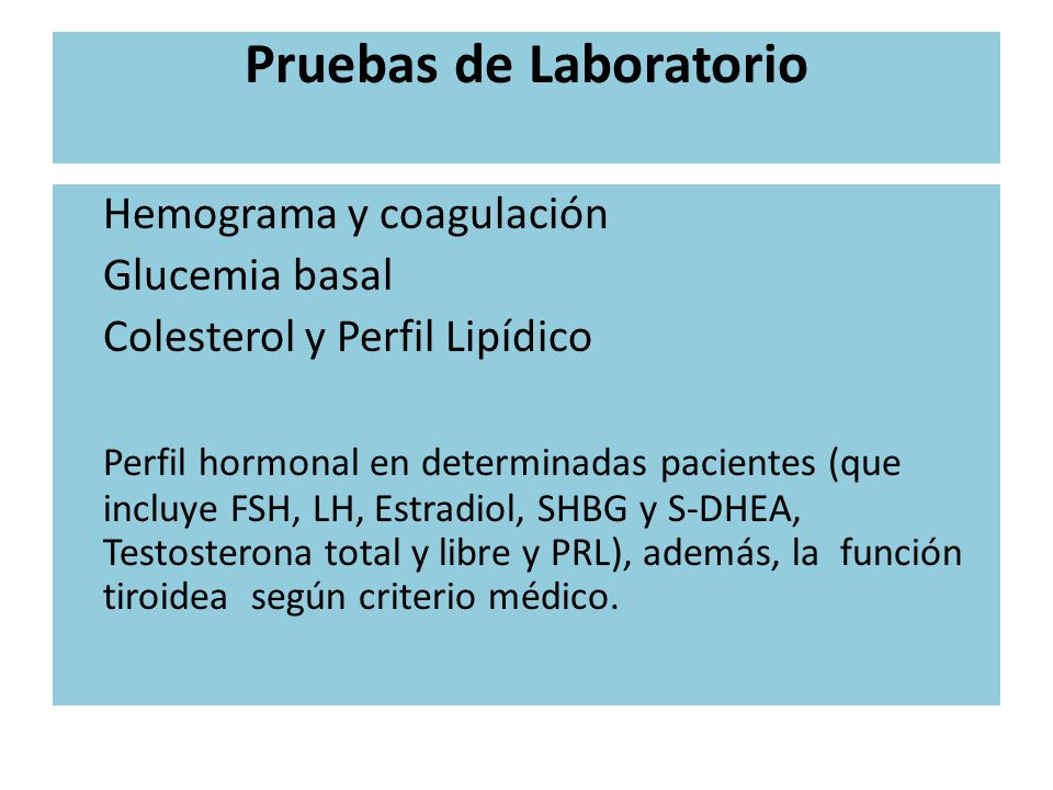 Pruebas de Laboratorio