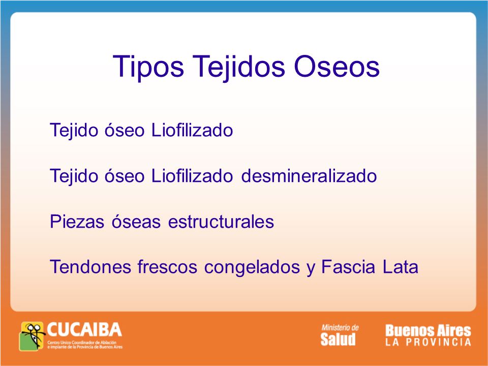 Tipos Tejidos Oseos Tejido óseo Liofilizado
