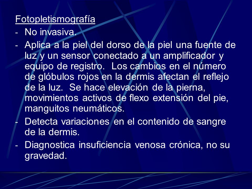 Fotopletismografía No invasiva.