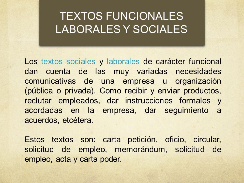 Textos Funcionales Elaborado por: ETE. Andrea Pérez Torres 