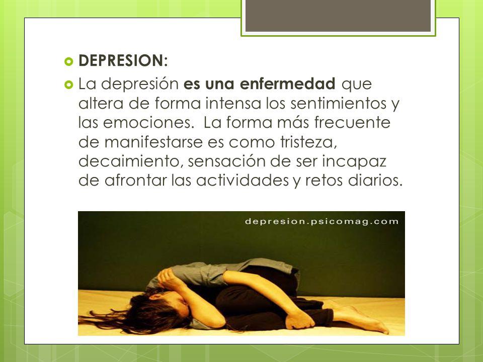 DEPRESION: