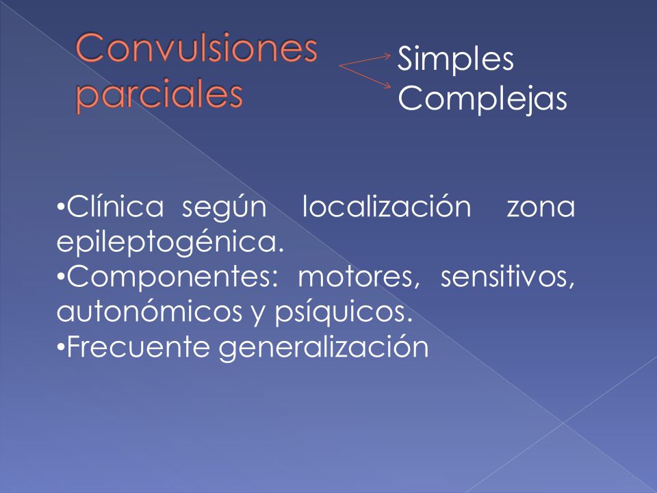 Convulsiones parciales
