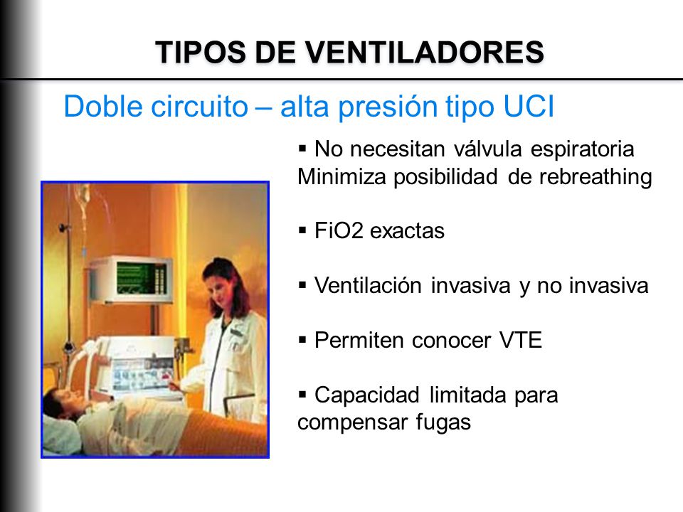 Doble circuito – alta presión tipo UCI