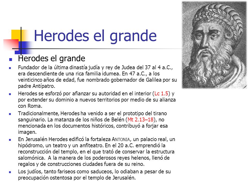 Herodes el grande Herodes el grande