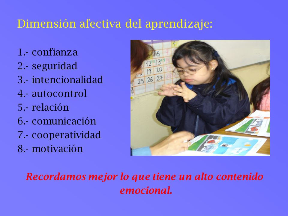 Recordamos mejor lo que tiene un alto contenido