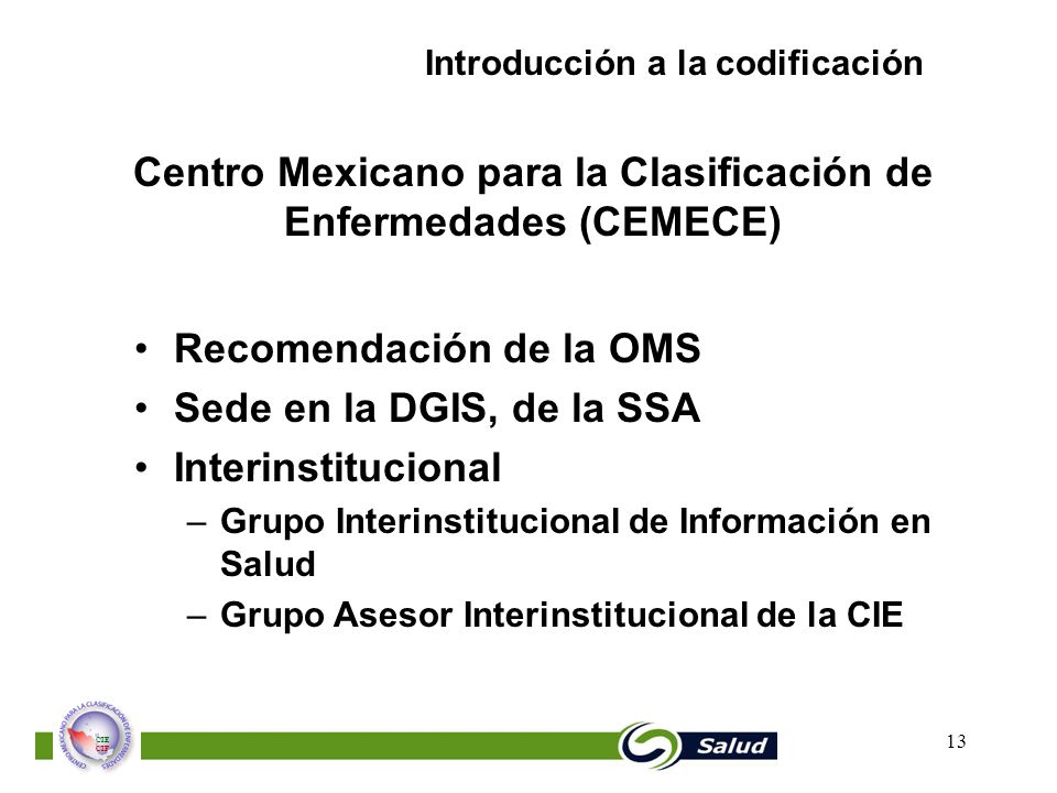 Centro Mexicano para la Clasificación de Enfermedades (CEMECE)