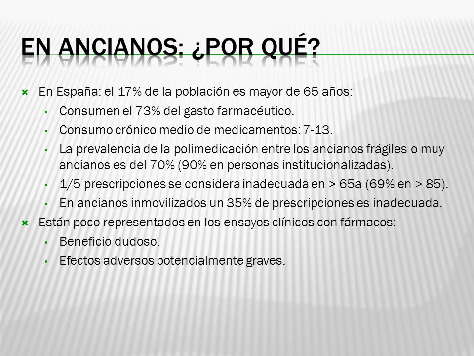En España: el 17% de la población es mayor de 65 años: