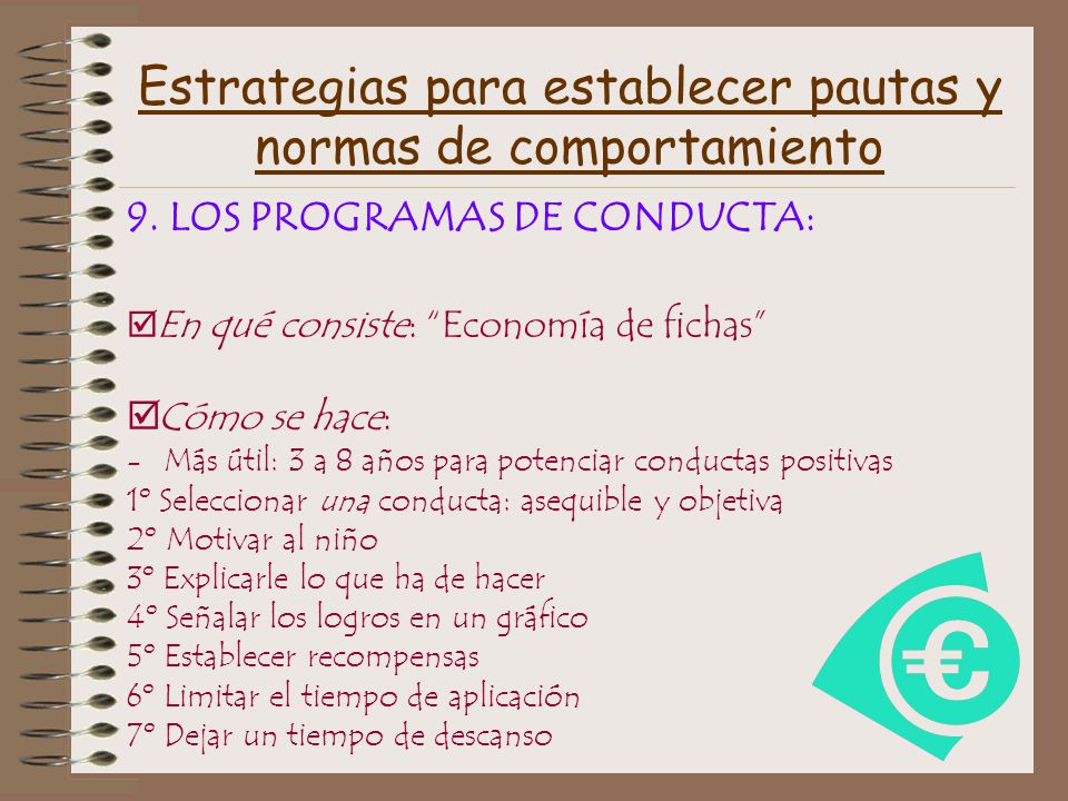 Estrategias para establecer pautas y normas de comportamiento