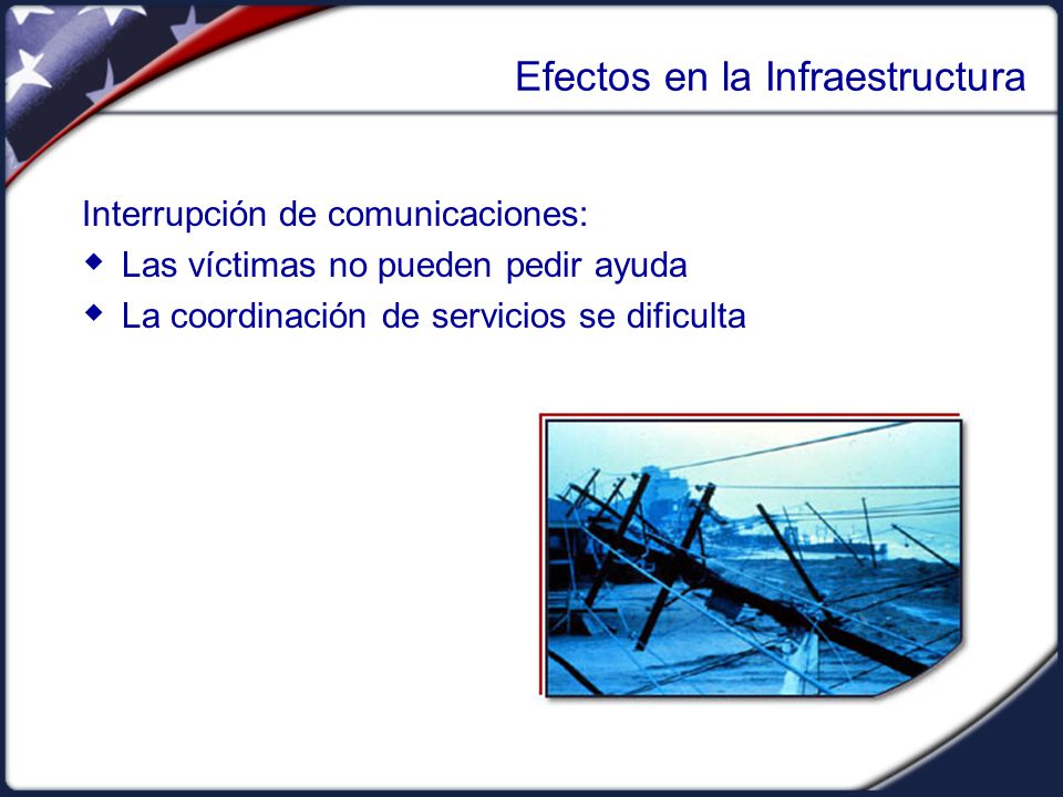 Efectos en la Infraestructura