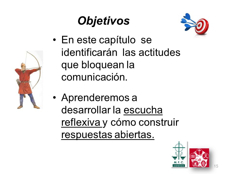 Objetivos En este capítulo se identificarán las actitudes que bloquean la comunicación.
