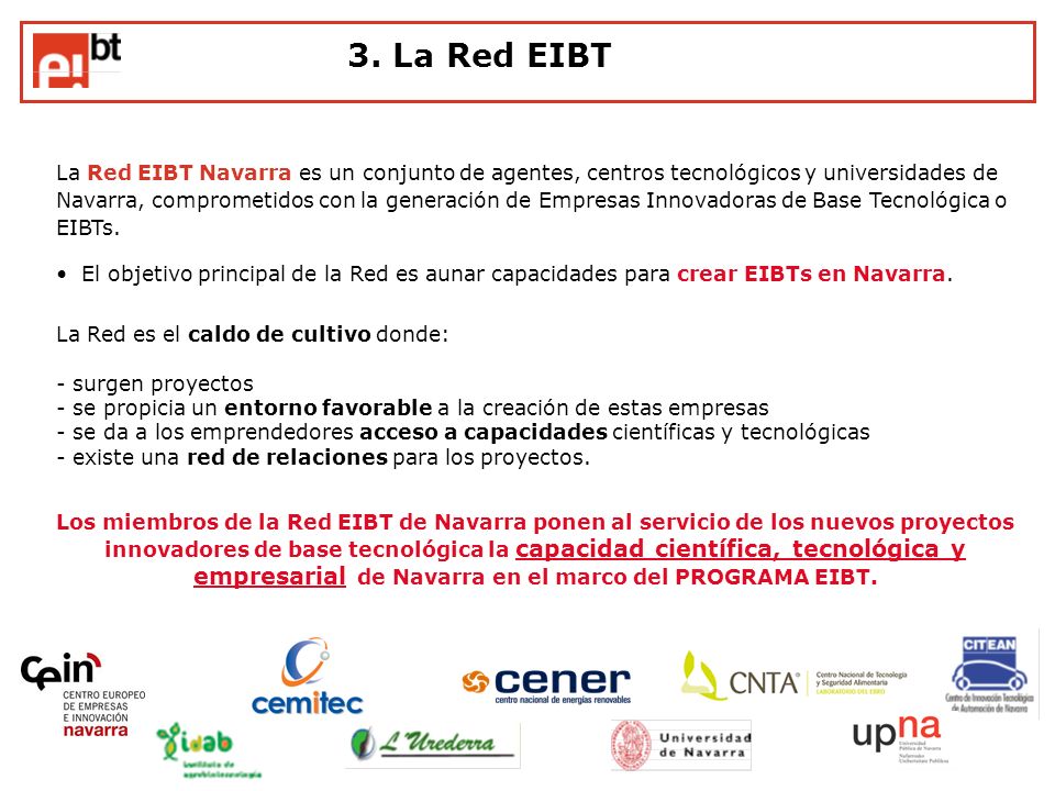 3. La Red EIBT