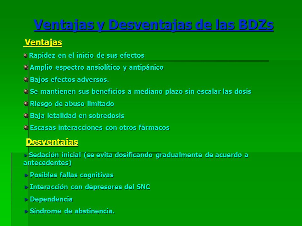 Ventajas y Desventajas de las BDZs