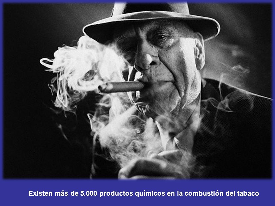 Existen más de productos químicos en la combustión del tabaco
