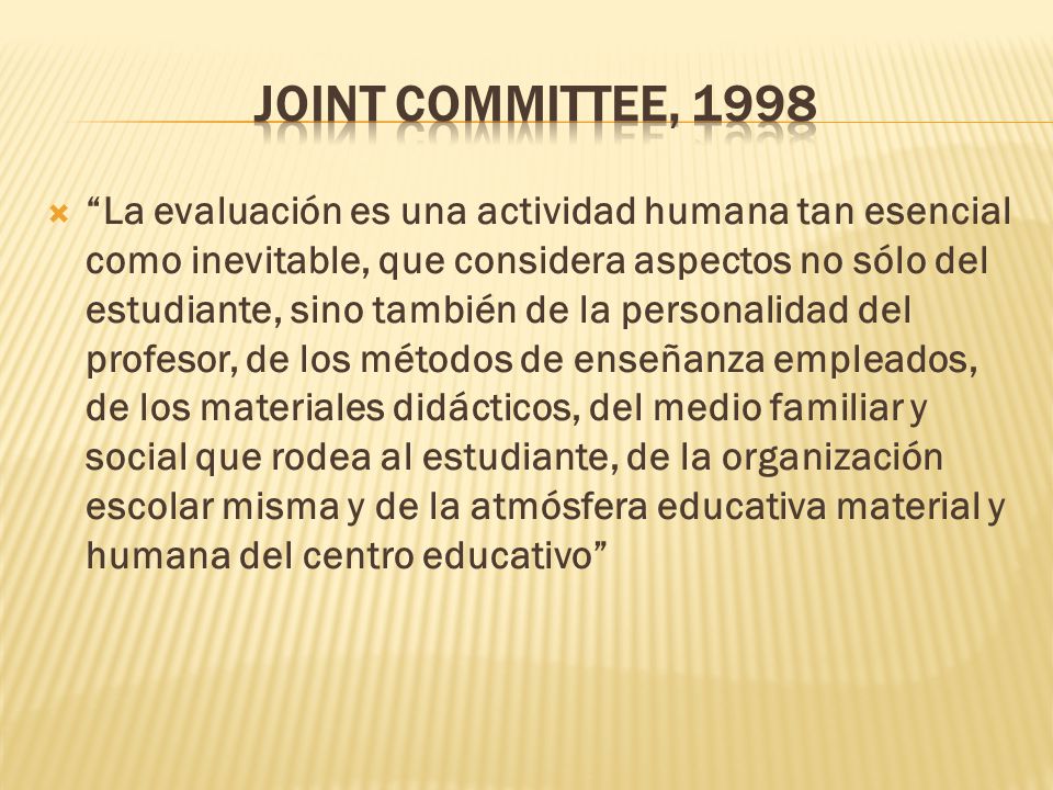 Joint Committee, 1998