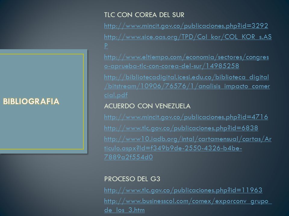 TLC CON COREA DEL SUR   mincit. gov. co/publicaciones. php