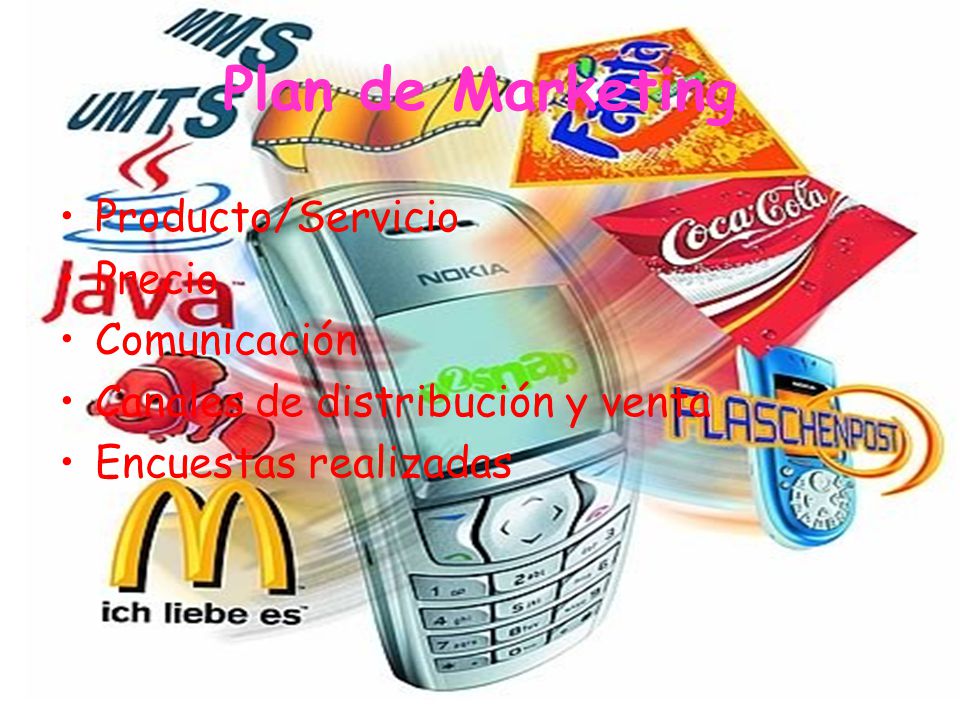 Plan de Marketing Producto/Servicio Precio Comunicación