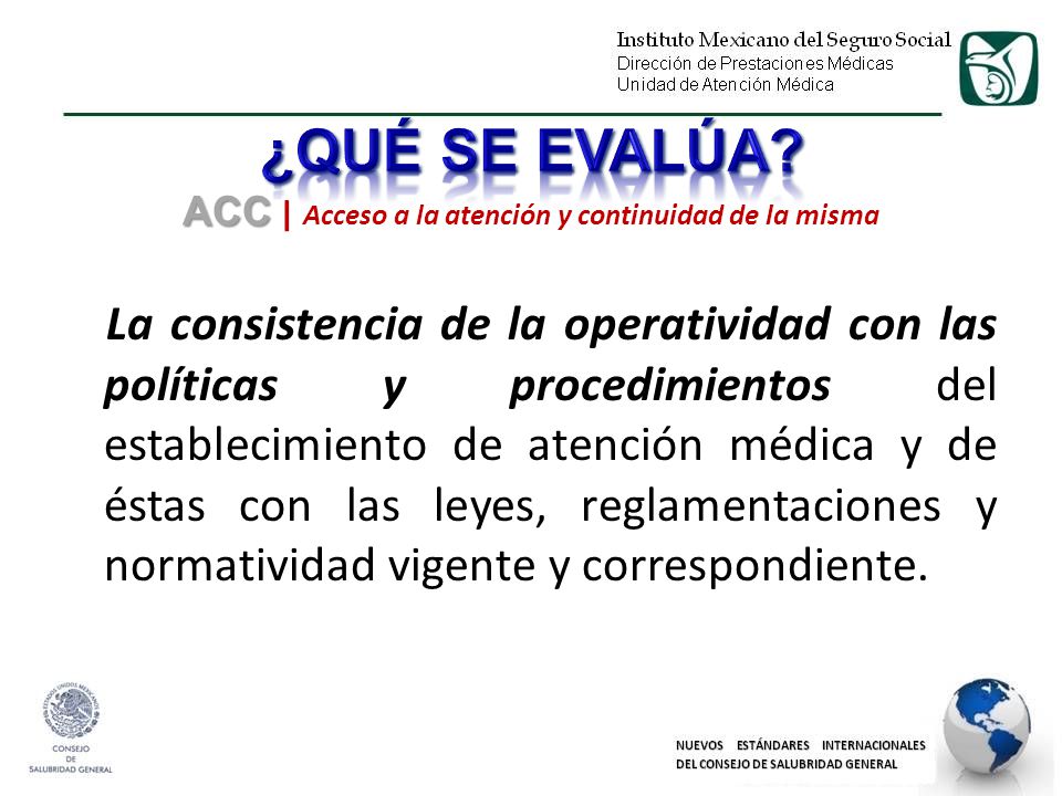 ACC | Acceso a la atención y continuidad de la misma