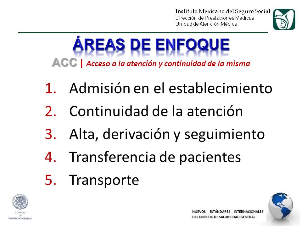 ACC | Acceso a la atención y continuidad de la misma