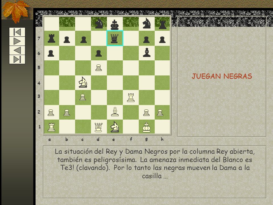 JUEGAN NEGRAS. a. b. c. d. e. f. g. h.