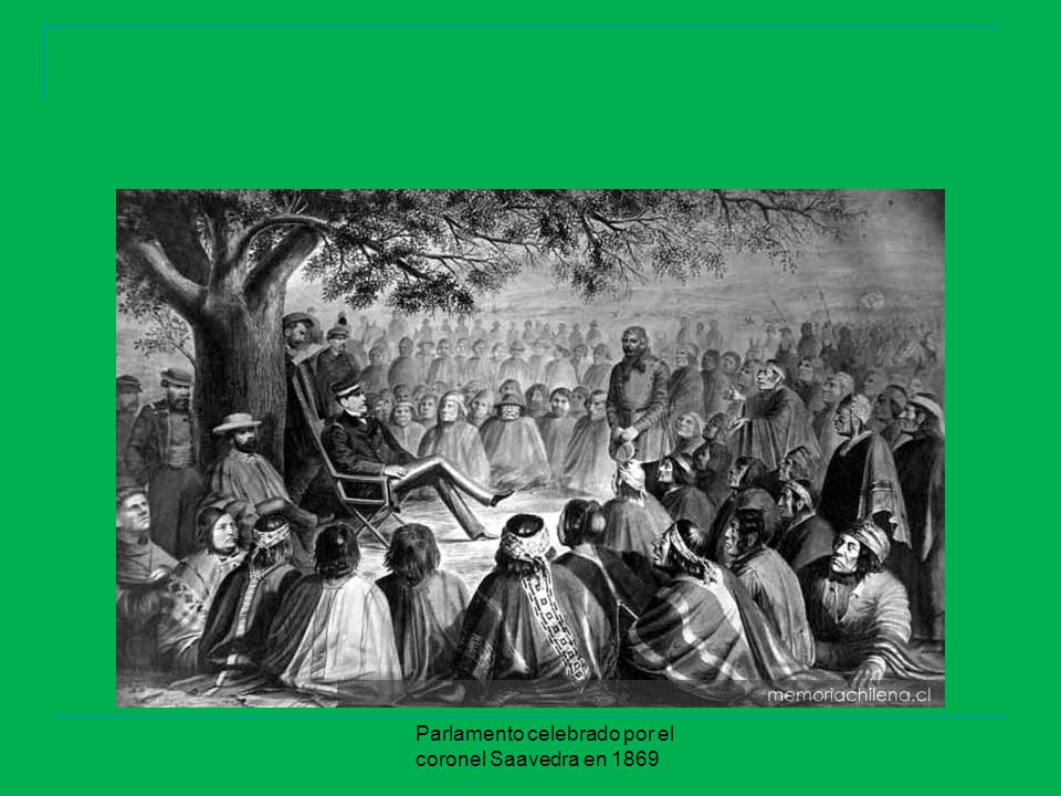 Parlamento celebrado por el coronel Saavedra en 1869