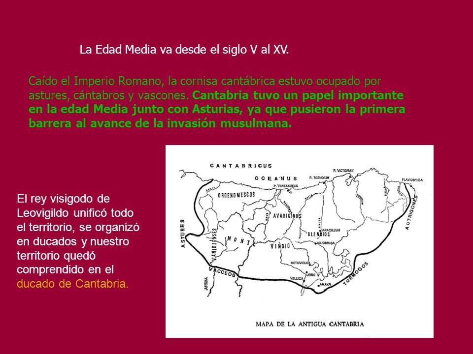 La Edad Media va desde el siglo V al XV.