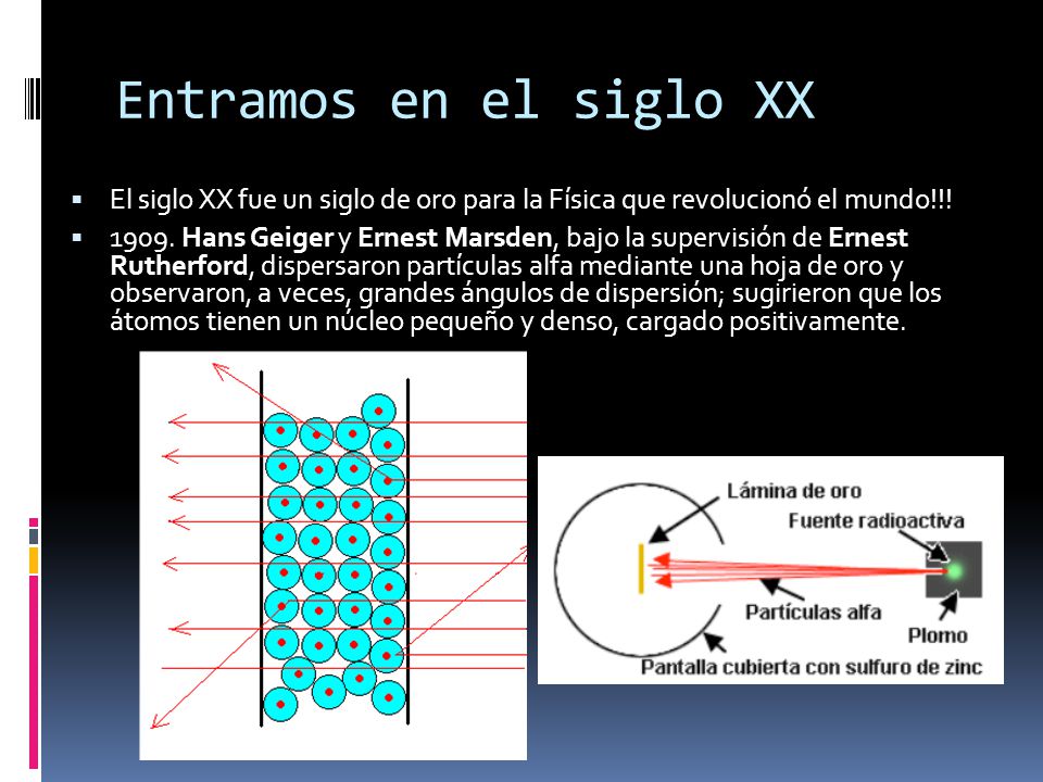Entramos en el siglo XX El siglo XX fue un siglo de oro para la Física que revolucionó el mundo!!!