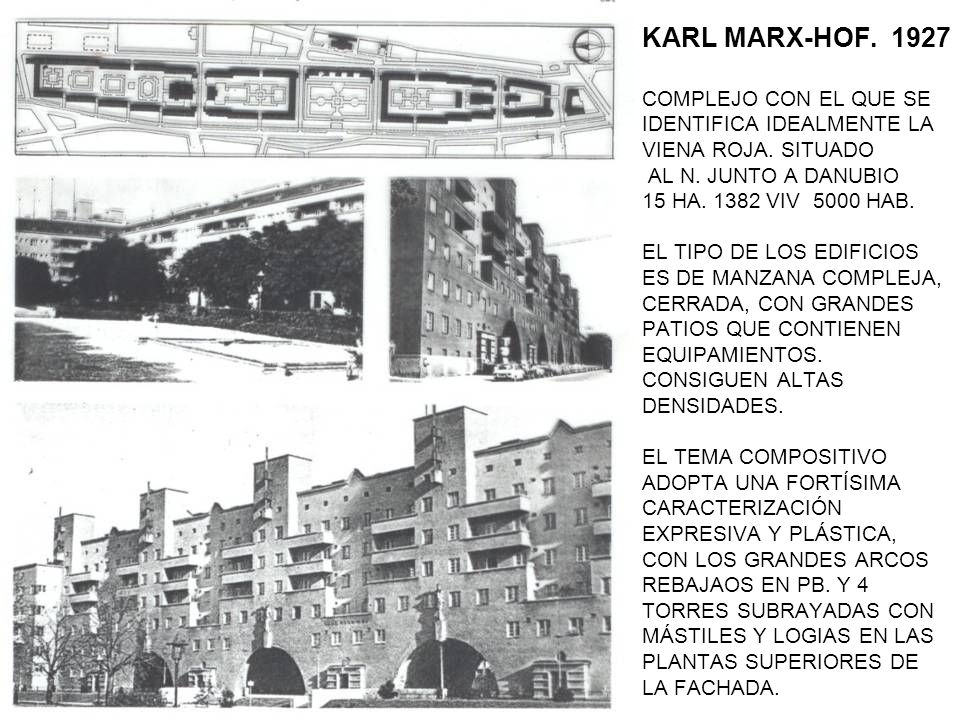 KARL MARX-HOF COMPLEJO CON EL QUE SE IDENTIFICA IDEALMENTE LA VIENA ROJA.