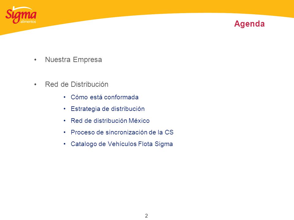 Agenda Nuestra Empresa Red de Distribución Cómo está conformada