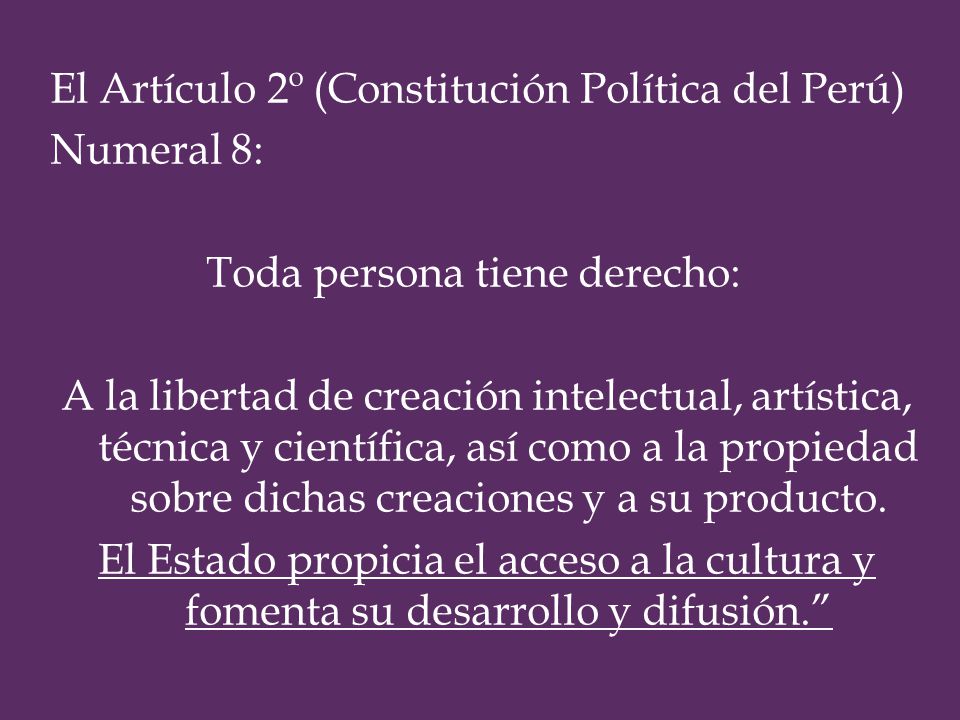 Toda persona tiene derecho: