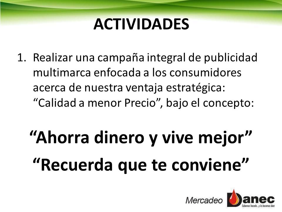 Ahorra dinero y vive mejor Recuerda que te conviene