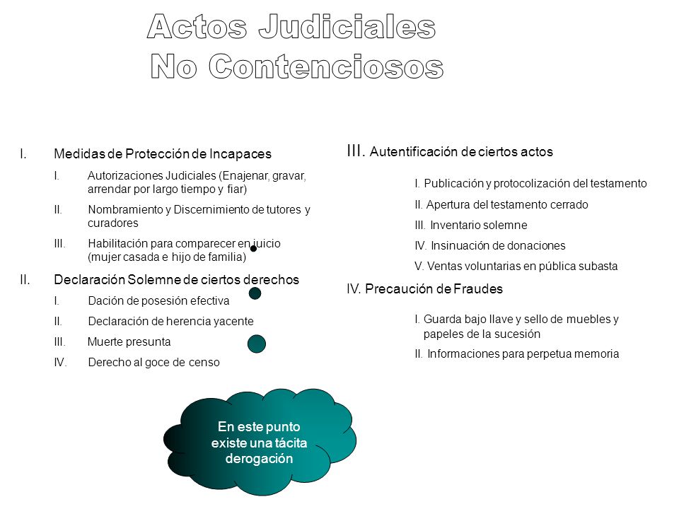 En este punto existe una tácita derogación