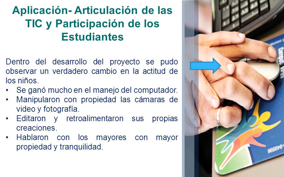Aplicación- Articulación de las TIC y Participación de los Estudiantes
