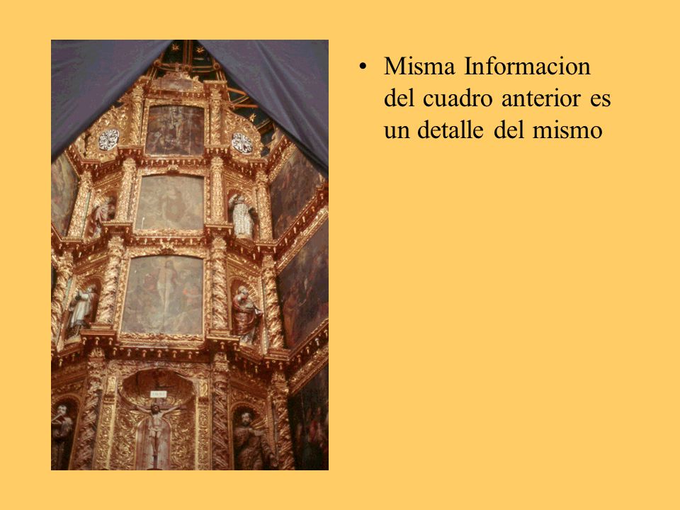 Misma Informacion del cuadro anterior es un detalle del mismo