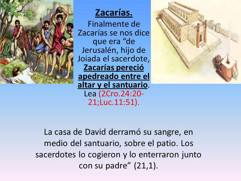 Zacarías.