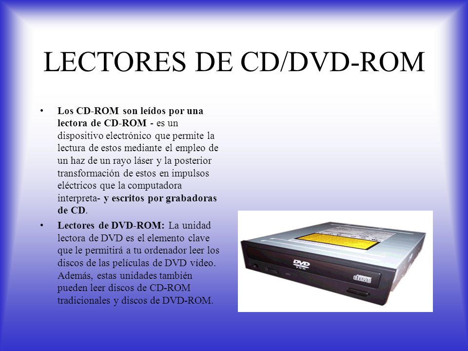 LECTORES DE CD/DVD-ROM