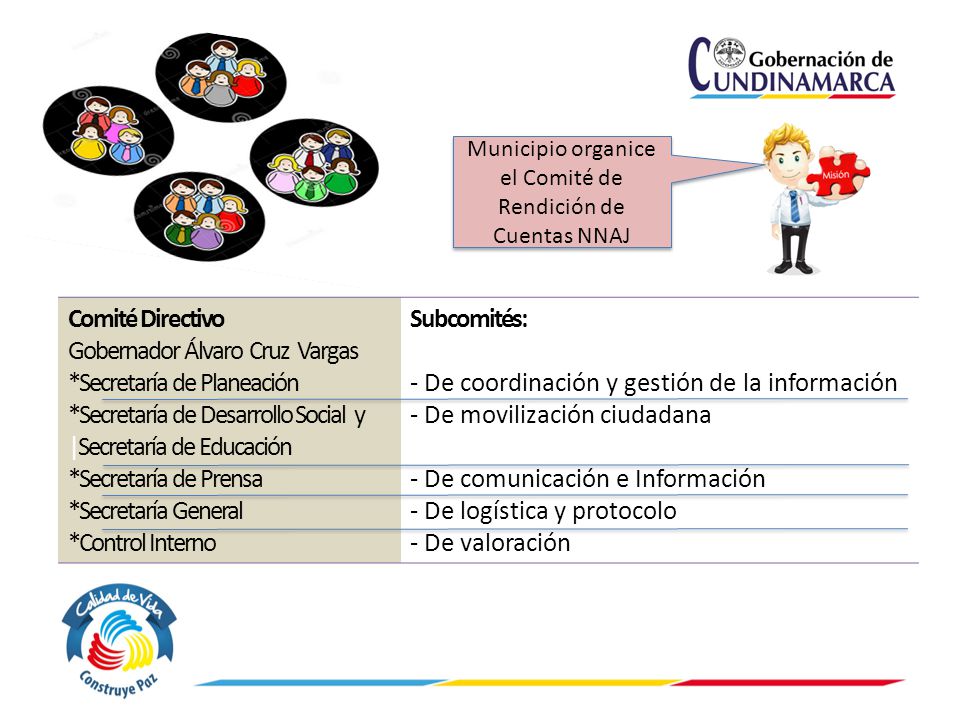Municipio organice el Comité de Rendición de Cuentas NNAJ