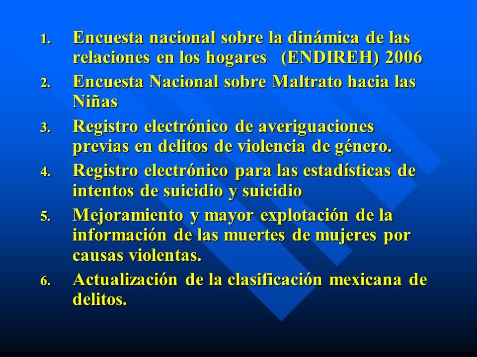 Encuesta nacional sobre la dinámica de las relaciones en los hogares (ENDIREH) 2006