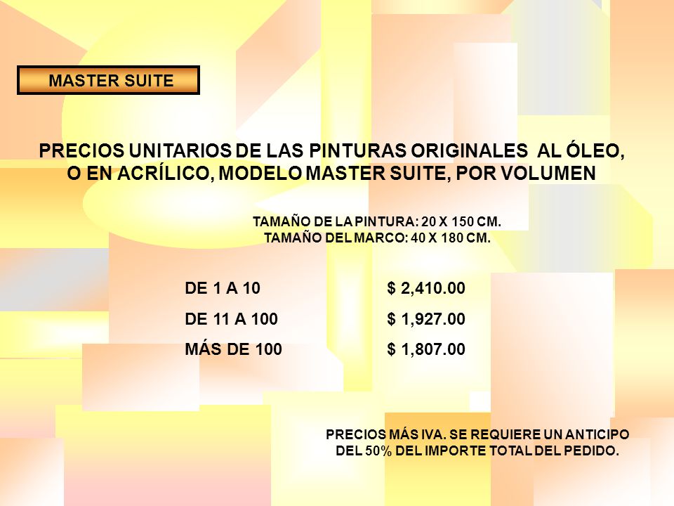 TAMAÑO DE LA PINTURA: 20 X 150 CM. TAMAÑO DEL MARCO: 40 X 180 CM.