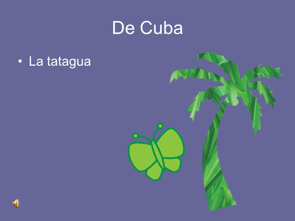 De Cuba La tatagua